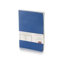Ежедневник А5 недатированный Megapolis Velvet Flex, синий