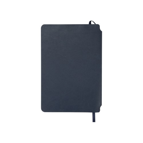 Купить Блокнот Notepeno 130x205 мм с тонированными линованными страницами, темно-синий с нанесением логотипа Купить Блокнот Notepeno 130x205 мм с тонированными линованными страницами, темно-синий с нанесением логотипа