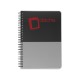 Купить Блокнот ColourBlock А5, черный с нанесением логотипа