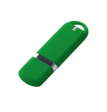 USB-флешка на 128 ГБ 3.0 USB, с покрытием soft-touch, зеленый
