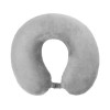 Купить Подушка Basic из микрофибры с эффектом памяти U-shape, серый с нанесением логотипа