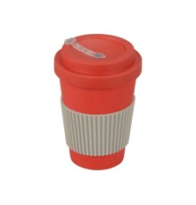 Термокружка Muffin из натуральных волокон, красный