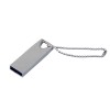 Купить USB 2.0-флешка на 32 Гб с мини чипом, компактный дизайн, стильное отверстие для цепочки с нанесением логотипа