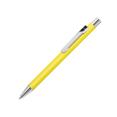Купить Ручка шариковая металлическая Straight SI, желтый с нанесением логотипа