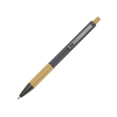 Купить Darius шариковая ручка из переработанного алюминия, синие чернила - Серый с нанесением логотипа