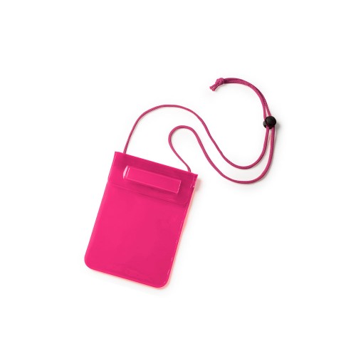 Купить Водонепроницаемый чехол LANKA из ПВХ, фуксия с нанесением логотипа