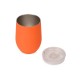 Купить Термокружка Vacuum mug C1, soft touch, 370мл, оранжевый с нанесением логотипа