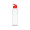 Купить Бутылка для воды Plain 2 630 мл, прозрачный/красный с нанесением логотипа