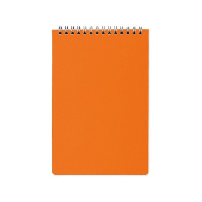 Купить Блокнот А5 на гребне Pragmatic 60 листов в линейку, оранжевый с нанесением логотипа