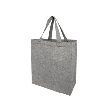 Pheebs, эко-сумка из переработанного хлопка, плотность 150 г/м2, черный меланж
