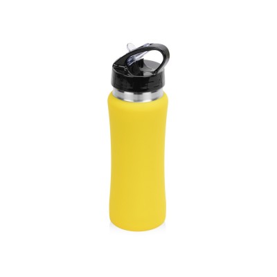 Купить Бутылка спортивная Коста-Рика 600мл, желтый с нанесением логотипа