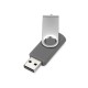 Купить Флеш-карта USB 2.0 8 Gb Квебек, серый с нанесением логотипа