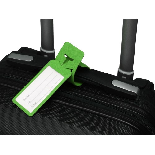 Купить Багажная бирка Favor, зеленый с нанесением логотипа