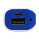 Купить Портативное зарядное устройство (power bank) Basis, 2000 mAh, синий с нанесением логотипа