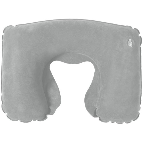 Купить Подушка надувная Detroit, серая с нанесением логотипа