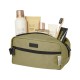 Купить Косметичка Joey из холста, переработанного по стандарту GRS, объемом 3,5 л, оливковый с нанесением логотипа
