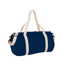 Хлопковая сумка Barrel Duffel, темно-синий/бежевый