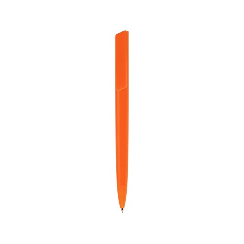 Купить Ручка пластиковая шариковая Taper Solid, матовый оранжевый с нанесением логотипа