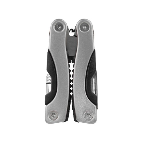 Купить Мультитул Amass со светодиодным фонариком - Серебряный с нанесением логотипа