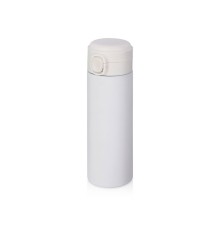 Вакуумная термокружка Waterline c кнопкой Guard, 400 мл, тубус, белый