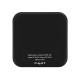 Купить Портативное зарядное устройство (power bank) Квадрум, 2600 mAh, черный с нанесением логотипа