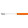 Купить Ручка-подставка Кипер, белый/оранжевый с нанесением логотипа