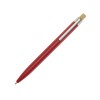 Купить Nooshin шариковая ручка из переработанного алюминия, синие чернила - Красный с нанесением логотипа