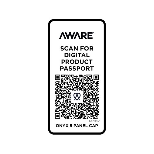 Купить Onyx с 5 панелями Aware™ кепка из переработанных материалов - Темно - синий с нанесением логотипа
