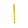 Купить Ручка металлическая шариковая Атриум с покрытием софт-тач, желтый с нанесением логотипа