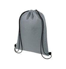 Сумка-холодильник Oriole на шнуровке на 12 банок, серый