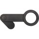 Купить Настольный держатель для телефона Hook из пластика, сплошной черный с нанесением логотипа