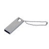 Купить USB 2.0-флешка на 128 Гб с мини чипом, компактный дизайн, стильное отверстие для цепочки с нанесением логотипа