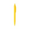Купить Ручка пластиковая шариковая STIX, синие чернила, желтый с нанесением логотипа
