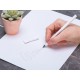 Купить Вечный карандаш из переработанной бумаги Recycled pencil, белый с нанесением логотипа