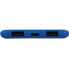 Купить Внешний аккумулятор Powerbank C1, 5000 mAh, синий с нанесением логотипа