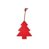 Купить Войлочное рождественское украшение Елочка, красный с нанесением логотипа