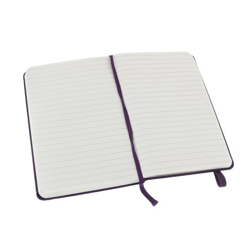 Купить Записная книжка Moleskine Classic (в линейку) в твердой обложке, Pocket (9x14см), фиолетовый с нанесением логотипа