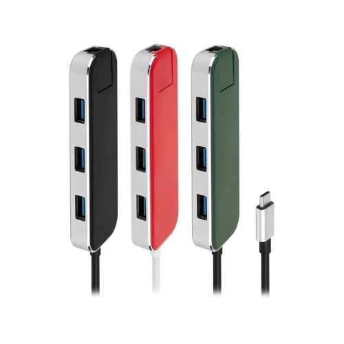 Купить Хаб USB Rombica Type-C Chronos Green с нанесением логотипа