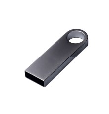USB 3.0-флешка на 64 Гб с мини чипом и круглым отверстием, серебристый