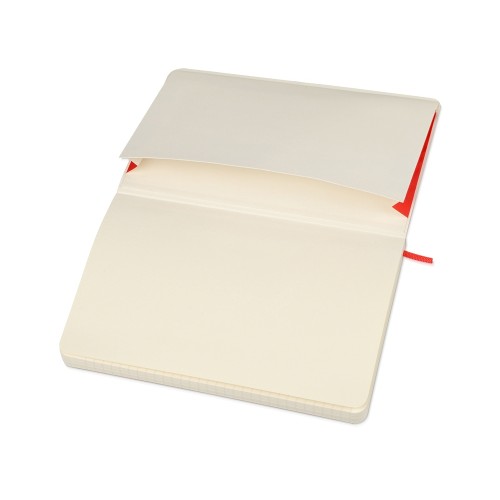 Купить Записная книжка Moleskine Classic Soft (в линейку), Large (13х21см), красный с нанесением логотипа