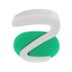 Купить Ручка пластиковая soft-touch шариковая Zorro, мятный//белый с нанесением логотипа