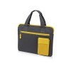 Купить Конференц сумка Session, серый/желтый с нанесением логотипа