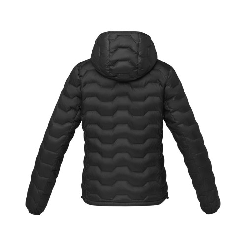 Купить Женская утепленная куртка Petalite из материалов, переработанных по стандарту GRS - сплошной черный с нанесением логотипа