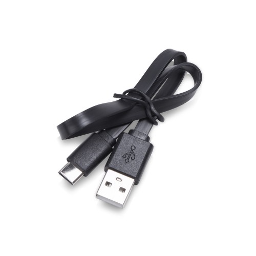 Купить Кабель USB 2.0 A - USB Type-C, черный с нанесением логотипа