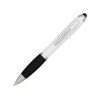 Купить Шариковая ручка-стилус Nash, белый, синие чернила с нанесением логотипа