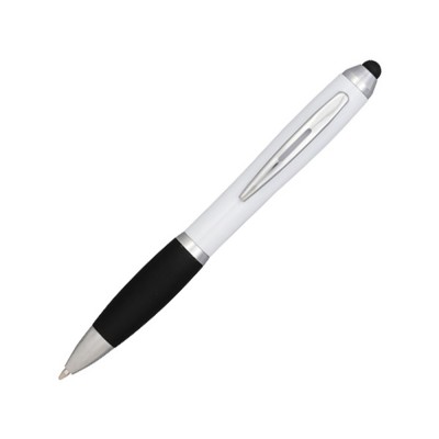 Купить Шариковая ручка-стилус Nash, белый, синие чернила с нанесением