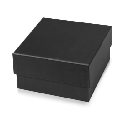 Купить Подарочная коробка Corners малая, черный с нанесением