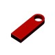 Купить USB 2.0-флешка на 16 Гб с мини чипом и круглым отверстием, красный с нанесением логотипа
