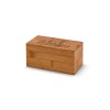 Купить BURDOCK. Коробка из бамбука с чаем, Натуральный с нанесением логотипа