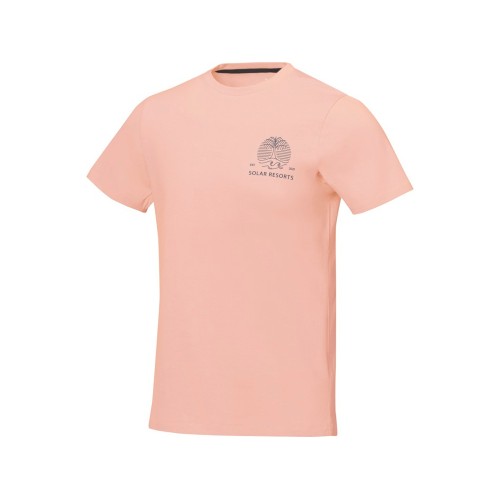 Купить Nanaimo мужская футболка с коротким рукавом, pale blush pink с нанесением логотипа
